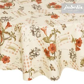 Round tablecloth appropriate size