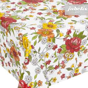Tablecloth oilcloth with flower pattern